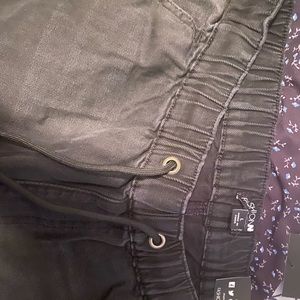 Jeans , size large , black